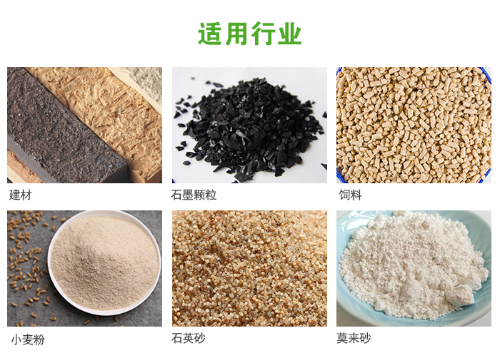 高頻振動篩主要用于化工，建材，石墨顆粒，飼料，小麥粉，石英砂，豆?jié){，果汁等各種物料的干法、濕法篩分、分級、脫水，過濾。